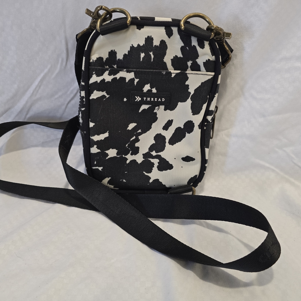 Black and White Women's Crossbody Bag